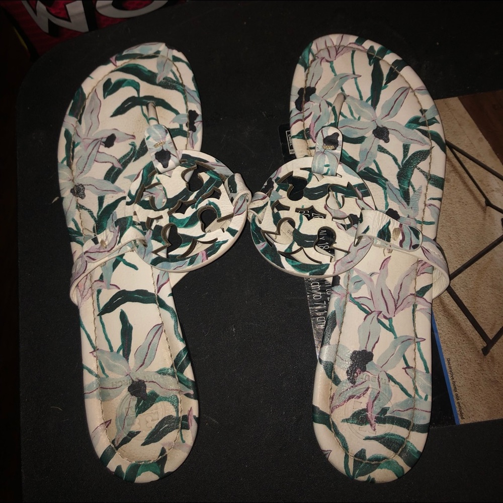 COPY - Tory Burch Leather Miller Sandals - size 9